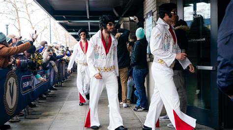 Elvis is in the building, along with fishmongers as part of a nautical scene for the Winter Classic